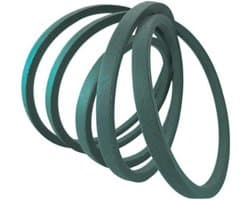 Vervangende Maaier Riem - Reserveonderdeel Gazon - Gazon Onderhoud - Compatibel met Diverse Modellen - 1/2 x 96 Inch - Grijs