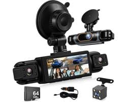 NHOPEEW 1080P 3,16 inch dashcam auto 150° groothoek gesp - ShopVlot