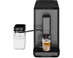 Klarstein Koffiemachine Velaire Bean to Cup - helemaal automatisch - 20 bar, LED-touchscreen, roestvrijstalen molen, melktank, espresso met één druk op de knop, cappuccino, zelfreinigend, 1,5 liter - 1350W - voor Keuken - RVS