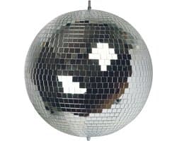 HQ-Power Disco spiegelbol Ø 20 cm, spectaculaire lichteffecten voor feestjes, veilig ophangsysteem en facetglas, dansvloer accessoire voor disco en meer