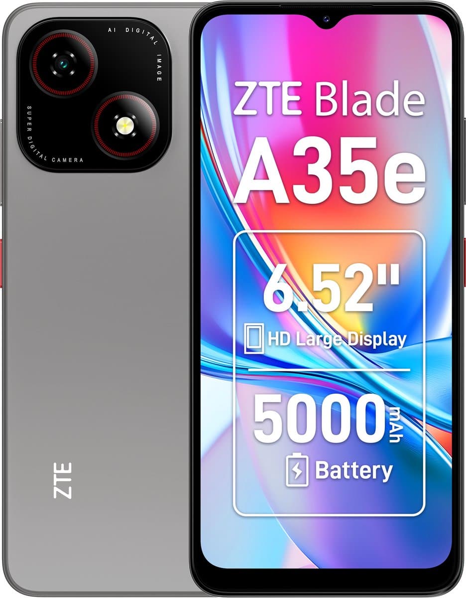 ZTE Blade A35e - 2GB/64GB - Zilvergrijs — afbeelding 1