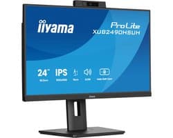 iiyama ProLite XUB2490HSUH-B2 - 24 inch - Full HD - IPS - USB-Hub (3x) - Verstelbaar - Windows Hello Cam