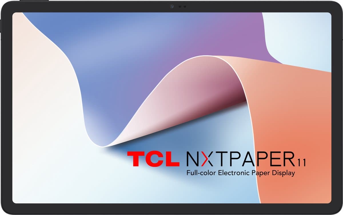 TCL NXTPAPER 11 - 128 GB - Wifi - Full Colour Paper tablet - e-Book - Grijs — afbeelding 1