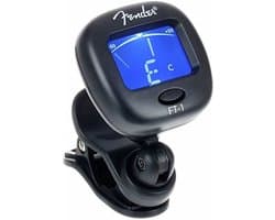 Fender FT-1 Pro Clip Tuner stemapparaat voor gitaar basgitaar ukelele ukulele en viool LCD display stemmer van het merk Fender