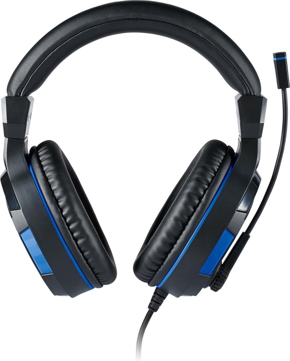 Bigben Stereo Gaming Headset V3 - PS5/PS4 - Zwart/Blauw — afbeelding 1