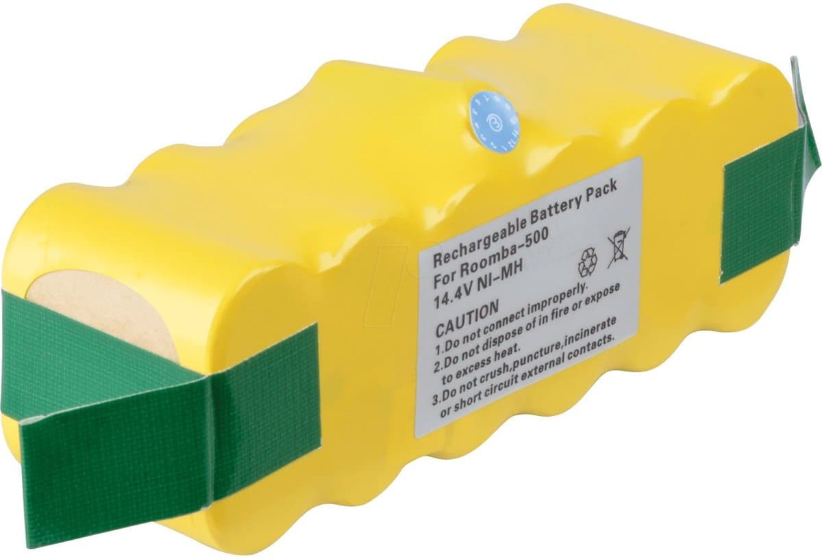 Accu, batterij, 3500mAh, 14.4V, voor alle iRobot Roomba's van de 500, 600, 700 en 800 reeks — afbeelding 1