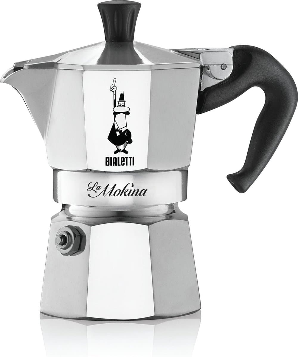 Bialetti La Mokina 0,04 l Aluminium, Zwart — afbeelding 1