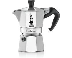 Bialetti La Mokina 0,04 l Aluminium, Zwart