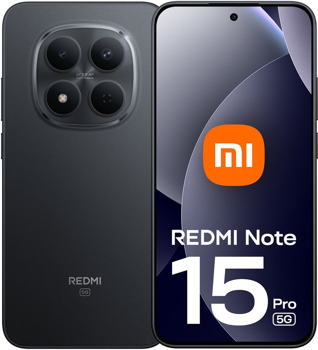 Xiaomi REDMI Note 15 Pro 5G - 8 GB RAM - 512 GB - Zwart — afbeelding 1