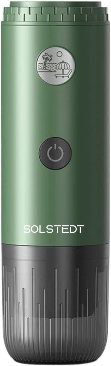 Solstedt® Draagbare Koffiemachine – Espressomaker | 19 Bar | 7800mAh Batterij | Nespresso Cups & Gemalen Koffie | Camping & Reizen — afbeelding 1