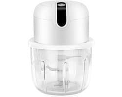 300 ml draadloze USB multifunctionele elektrische knoflookmolen/knoflookhakker/vleesmolen, Geschikt voor het hakken van paprika's, noten en vlees; keukenmachine Geschikt voor groenten, paprika's en vlees.