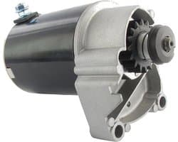 Starter Motor - Elektrische Start - Maaier Onderhoud - 16 Tanden - 19.8 cm - Zwart