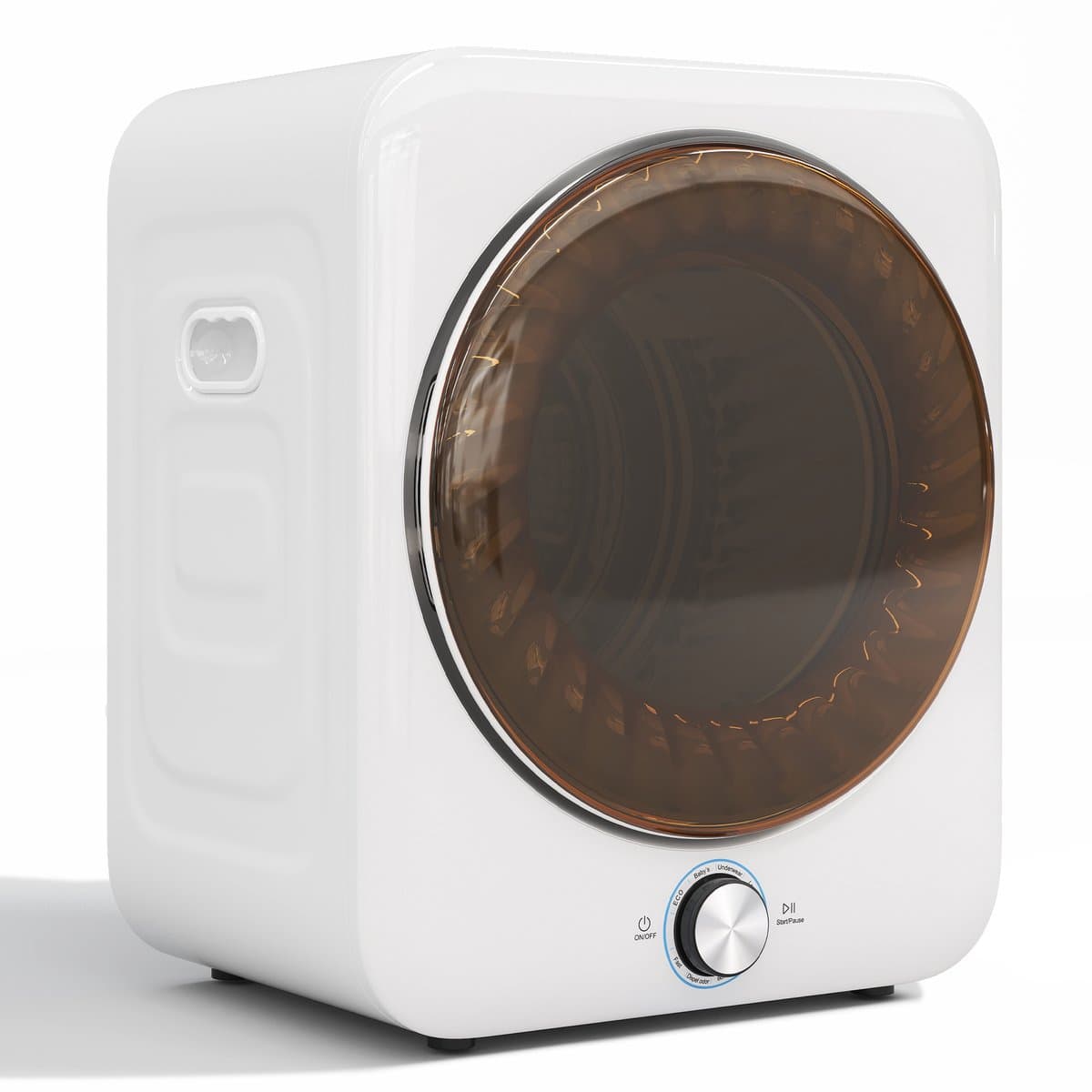 RAYOFIwasdroger – Wand- of staand model – 8 programma's – Capaciteit: 3 kg – Gemaakt van ABS en staal – 1350 watt zuigkracht met 8 programma's en een NTC-sensor, geluidsniveau vanaf 65 dB – Afmetingen: 53,5 x 42 x 65 cm – Wit — afbeelding 1