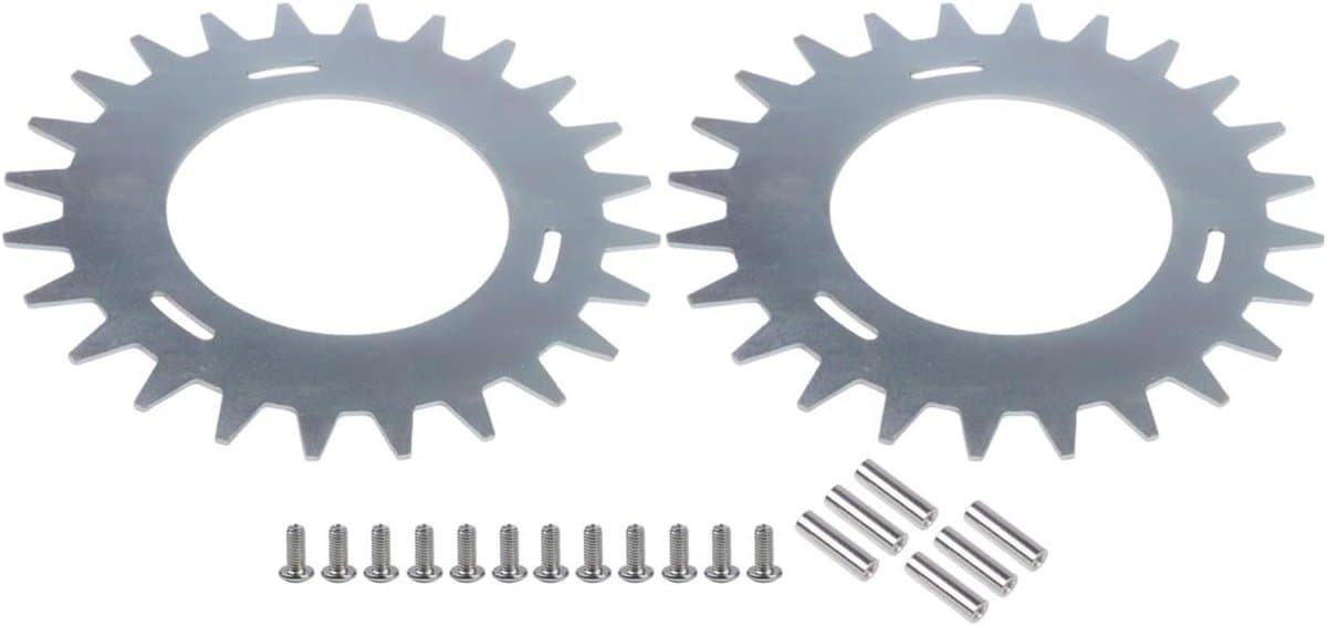 Grasmaaier Spikes - Anti-slip Grip - Verbeterde Tractie - Roestvrij Staal - 1 Set - Zilver — afbeelding 1