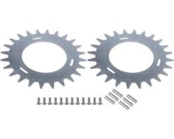 Grasmaaier Spikes - Anti-slip Grip - Verbeterde Tractie - Roestvrij Staal - 1 Set - Zilver