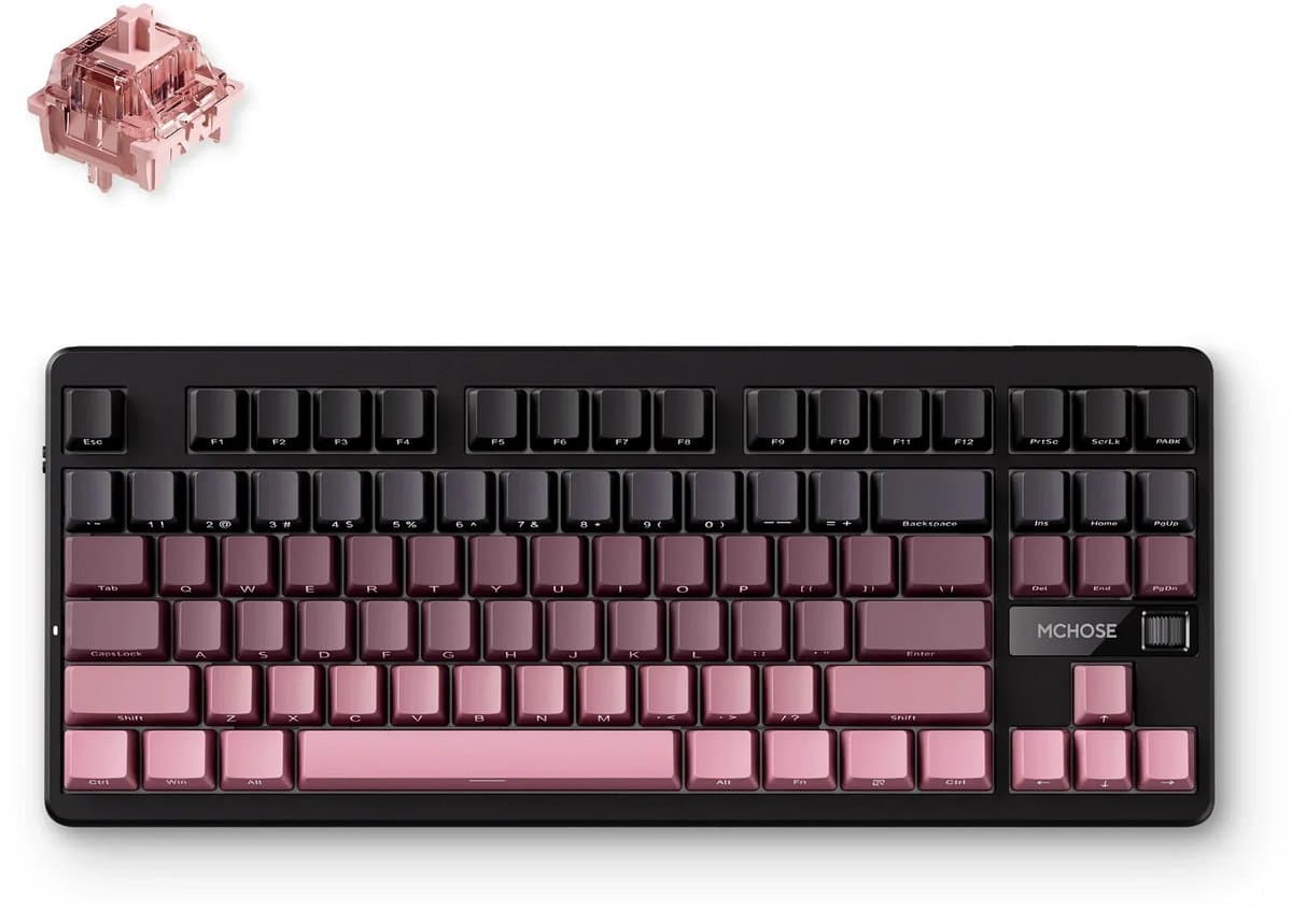 MCHOSE G87 Wireless Gasket Mount Custom Mechanical Keyboard gaming toetsenbord — afbeelding 1