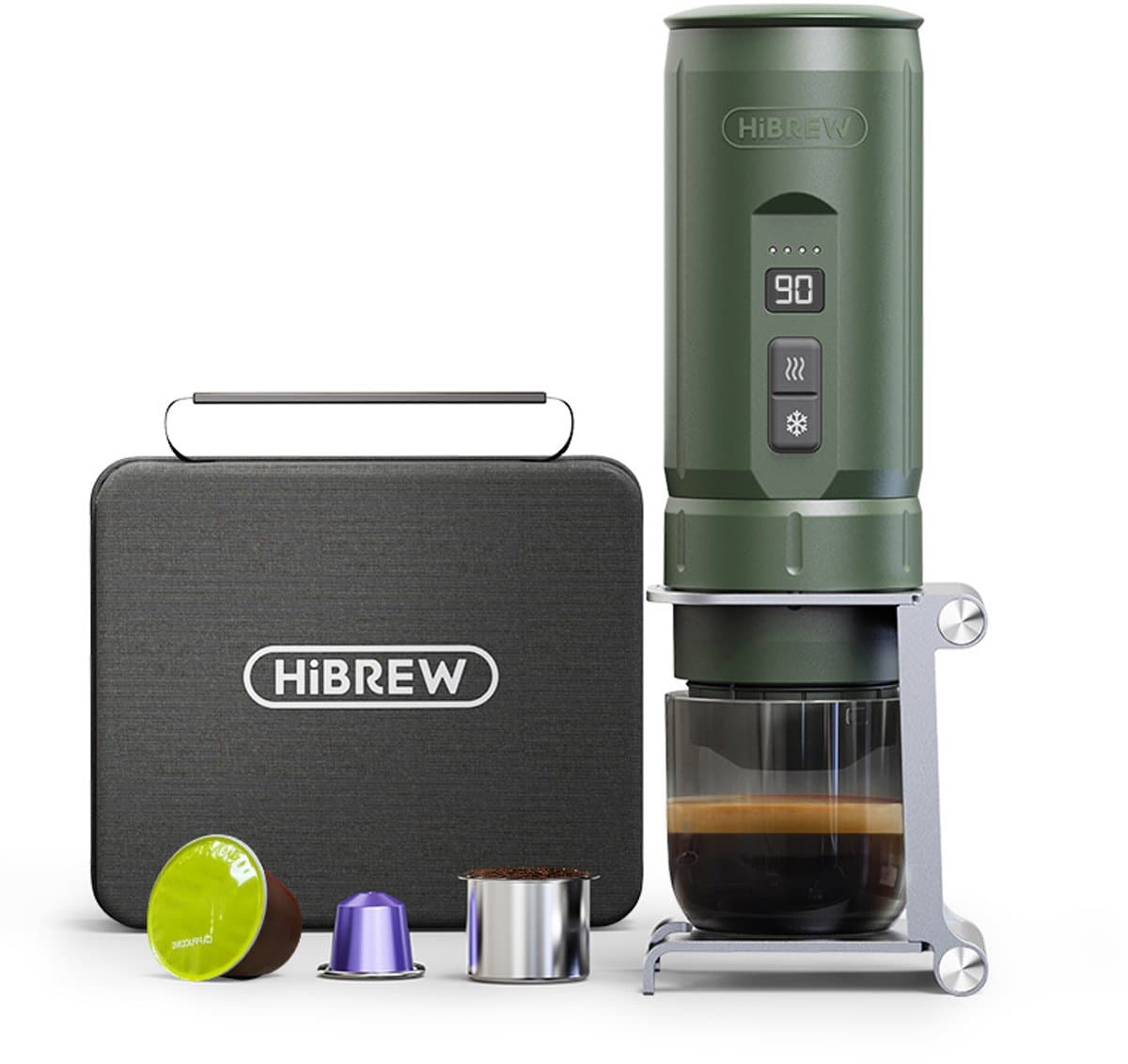 Draagbare Elektrische Espressomachine - Draagbare Espresso machine voor onderweg - 100 ml - Mini Reis Espressomachine - Mini Koffiemachine – Oplaadbaar 7500mAh – Voor Camping, Auto & Reizen — afbeelding 1