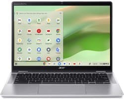 Acer Chromebook Spin 314 CP314-2HN-C1L1 - 2-in-1 Convertible - 14 inch Touchscreen - 8GB - 64GB - Zilver