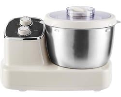 Huishoudelijke Mixer - Keukenmachine Bloem - Deeg Maken - Slimme Thermostaat - 5 Liter Capaciteit - Melkachtig Wit