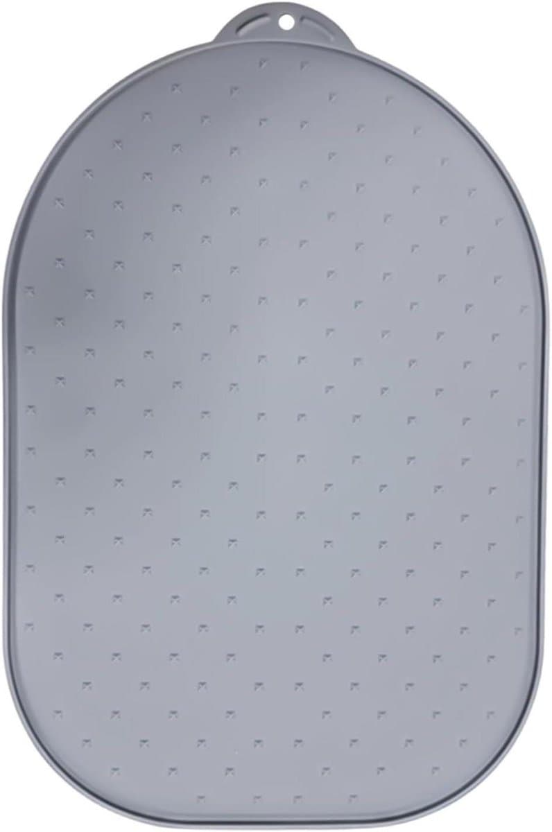 Keukenmixer Schuifmat - Apparaat Onderlegger - Bakken en Koken - Beschermt Aanrecht - 40x27 cm - Grijs — afbeelding 1