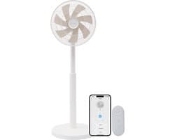 Evolar Smart Ventilator Staand - 18W - Statiefventilator - WiFi - App & Afstandsbediening - EVO-SF18WW