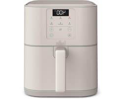 Slimme Airfryer - Heteluchtfriteuse - Gezond Frituren - Keramische Coating - 6 Kwarts - Havermelk