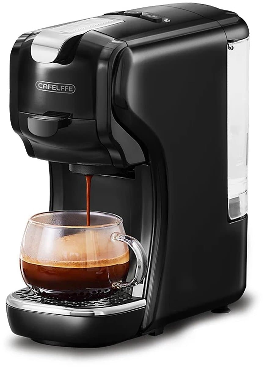 Seth Select 3-in-1 Capsule Koffiezetapparaat – Geschikt voor Nespresso & Dolce Gusto – Espresso & Cappuccino – Warm/Koud – Zwart — afbeelding 1