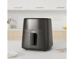 Grote Olievrije Airfryer 7L met Digitaal Touchscreen | Gezond Frituren Zonder Olie | BPA/PFOA Vrij | Zwart