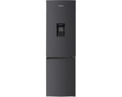 Heinner HCNF-HM291INVDGWDE++ Koel-vriescombinatie Antracietgrijs – 291 L – No Frost met Waterdispenser – Vrijstaand – Vingerafdrukbestendig – 5 Jaar Garantie