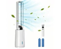 Mobiele Aircooler - 3-in-1 Torenventilator & Luchtkoeler - 1.7 Liter Waterreservoir - Met Afstandsbediening & Timer (15u) - Voor Thuis - Kantoor