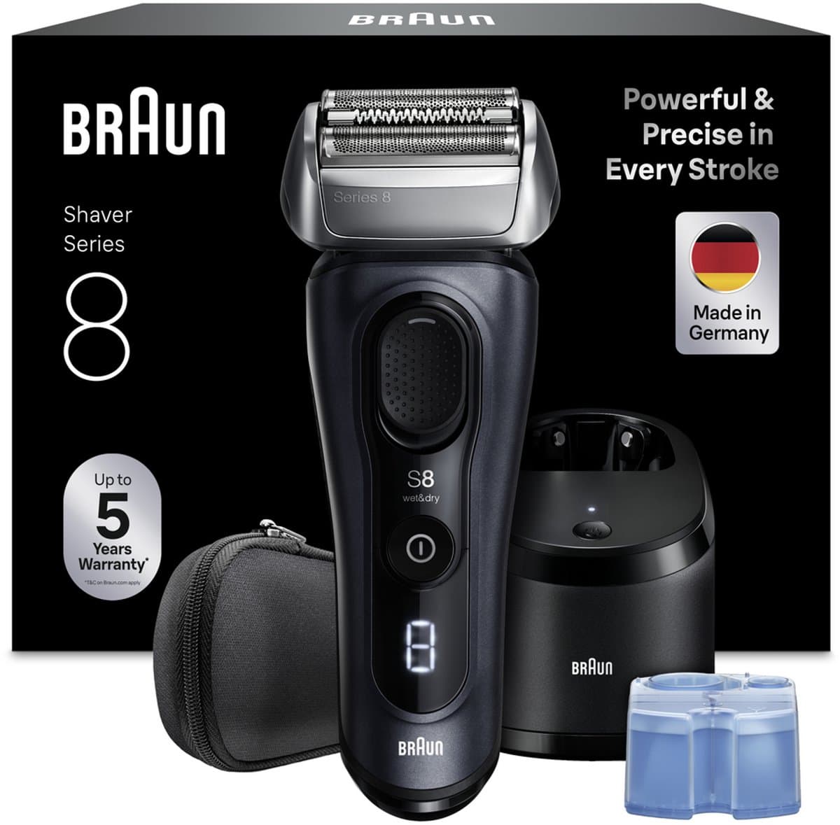 BRAUN 8663cc Scheerapparaat Grijs — afbeelding 1