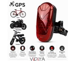 BikeGuard - GPS Tracker Fatbike & E-bike – Verborgen in Achterlicht – 4G – Inclusief Simkaart & NL Handleiding – Geofence – 25 Dagen Batterij – IP65