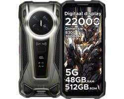 DOOGEE VMAX2 5G - Robuuste smartphone - Robuuste telefoon - 48GB RAM + 512GB ROM(2TB/TF) - 6,78 inch FHD/120Hz - 22000mAh/120W - IP68 - Dimensity 8300 - Android 16 - Nachtzicht - 200MP AI camera - NFC - Dual stereo speakers - 1000LM Campinglamp - OTG