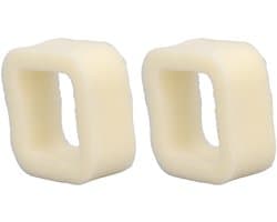 Dailygoods- Luchtfilter 2 Stuks - Polyestervezel - Lage Initiële Weerstand - Herbruikbaar - Groot Filterontwerp - Verbeterde Prestaties - Maaierfilter