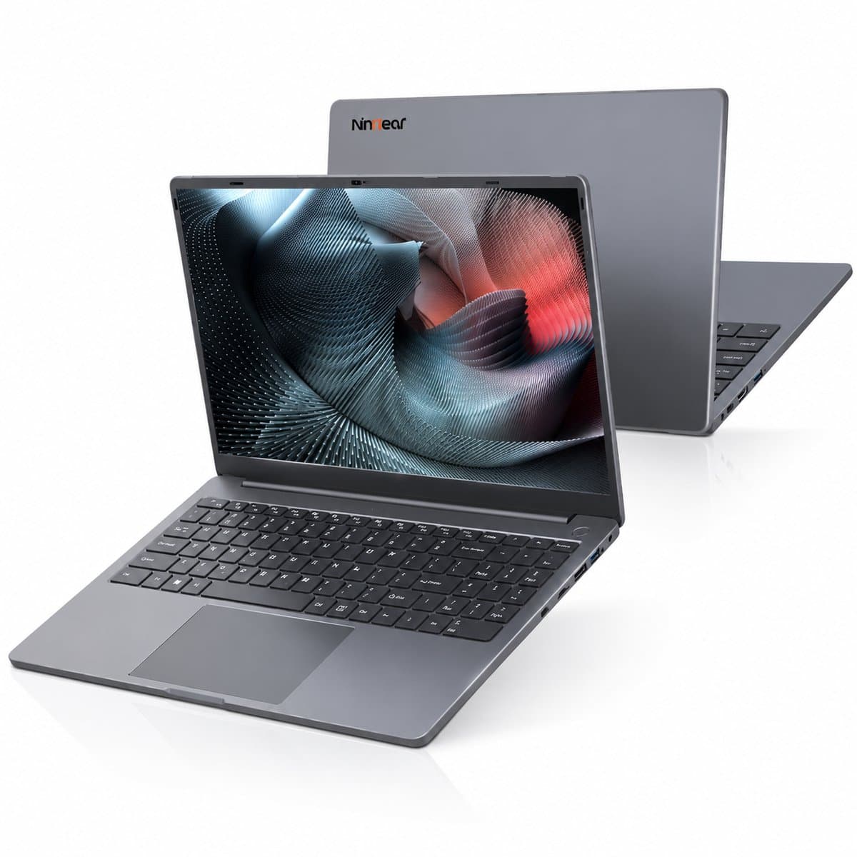 Ninkear A15 Air Laptop 15,6 Inch – AMD Ryzen 5 3500U – 16GB RAM – 512GB SATA SSD – Vega 8 – Windows 11 – Licht & SnelWerk Studie Dagelijks Gebruik – 15,6 Inch – Snelle Prestaties – Zilver — afbeelding 1