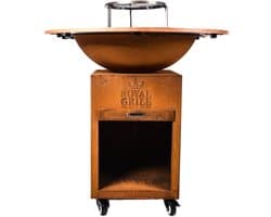 Royal Grill The General – Houtgestookte Plancha BBQ-cortenstaal