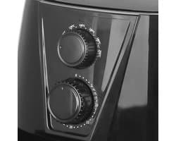YOR® Airfryer xl - Airfryer xxl - Heteluchtfriteuse - Frituur, grill, bak en braad- Zwart - 26cm x 32cm x 29cm