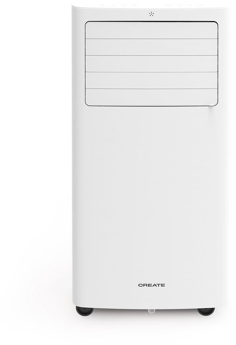 CREATE - Mobiele airco 4-in-1 WiFi 12000 BTU met warmtepomp - Wit - Met afvoerset voor schuifraam - SILKAIR DUAL CONNECT 12000 — afbeelding 1