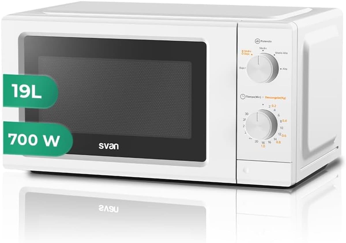 Magnetron - Oven Verwarming - Snel Eten Opwarmen - Eenvoudige Reiniging - 19 liter - Wit — afbeelding 1