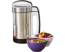 VIN® Soepmaker – Soupmaker Met 4 Programma’s - Soep Maker Met Automatische Geheugenfunctie – Blender Met 1,6 l Roestvrij Stalen Kan - 1150 W
