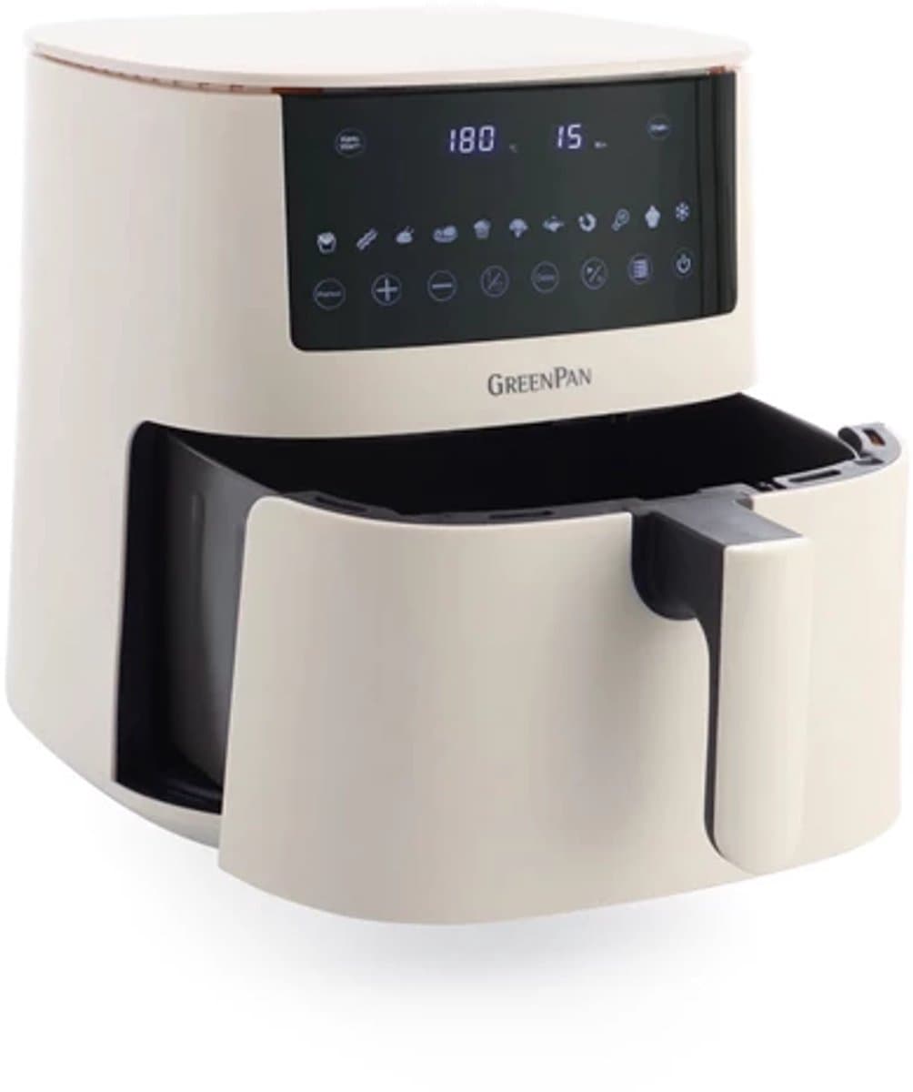 GreenPan Bistro XXL airfryer 7.2L cream — afbeelding 1