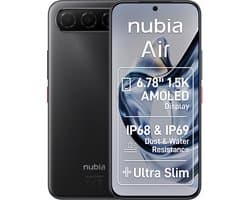 ZTE Nubia Air - 5G - 8GB/256GB - Zwart