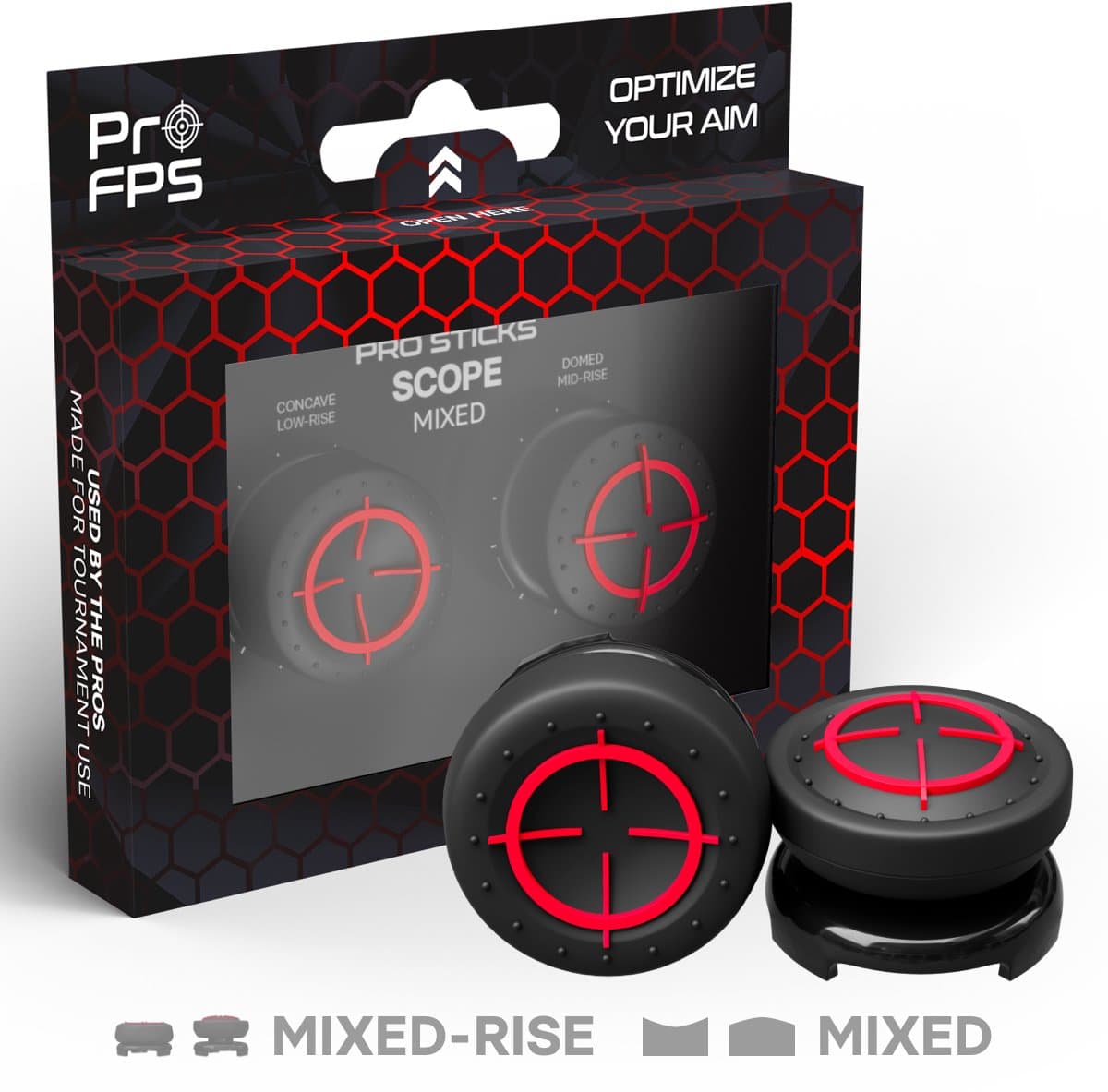 ProFPS Thumbsticks - Thumb Grips - Low & Mid-Rise - Geschikt voor PS5 — afbeelding 1