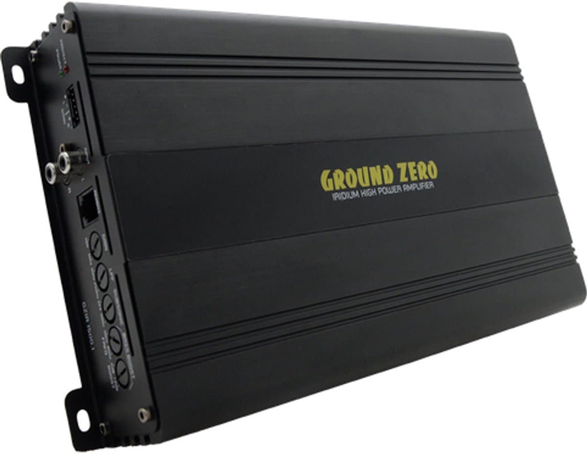 Ground Zero GZIA 1.1500D 1 Kanaal klass D Monoblock 1500W RMS — afbeelding 1
