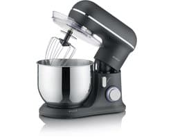 Severin KM 3899 Keukenmachine – 1200 W – 5,3 L RVS mengkom – Planetair mengsysteem