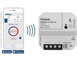 Slimme Thermostaat - App Bediening - Energie Besparen - Onzichtbare Inbouw - Grijs
