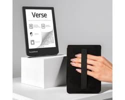 PocketBook Verse e-reader Mist Grey – 6 inch – 8 GB + Zwart met Elastiek Hoesje – voordeelbundel