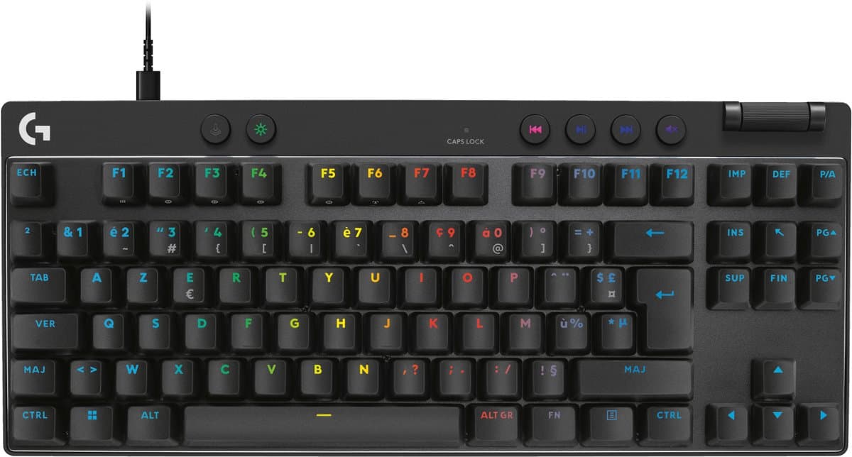 Logitech G Pro X TKL Lightspeed - Draadloos Gaming Toetsenbord - Tactile - Qwerty - Zwart — afbeelding 1