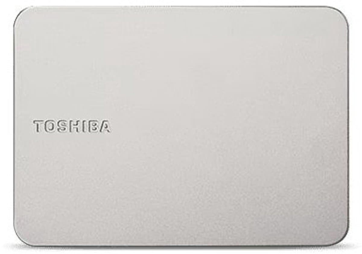 Toshiba Canvio Flex 1TB - Vaste schijf - extern - (draagbaar) - 2.5" - 1 TB - 5.0 Gbit/s - USB 3.2 Gen 1, USB 2.0 - zilver — afbeelding 1