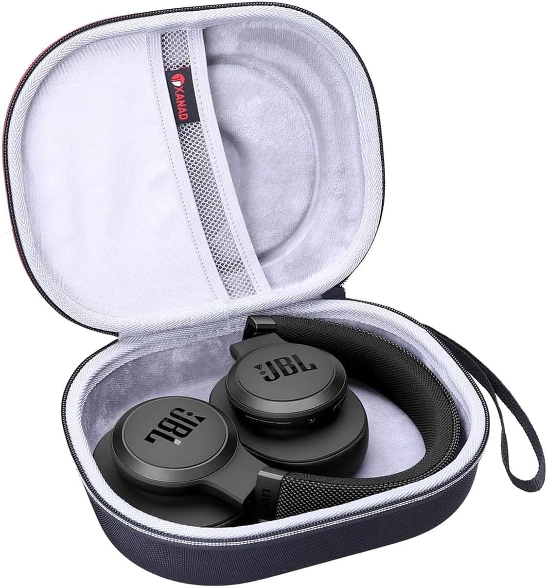 Hoofdtelefoon Over-ear tas voor JBL Tune 770nc / JBL Tune 720bt / JBL Tune 510bt / JBL Tune 520bt / JBL live 770nc / JBL live 670nc hoofdtelefoon hoes case, grijs, nonchalant — afbeelding 1